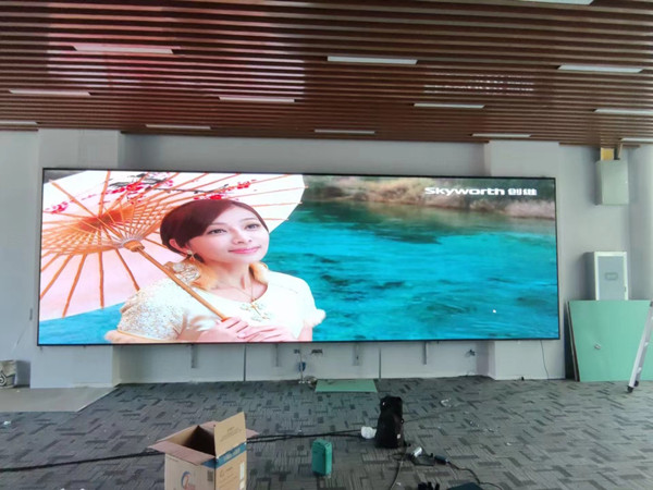 孟连P1.53led小间距屏安装案例